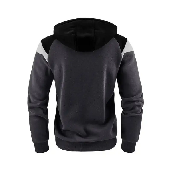 Men's color block contrast fashion sweatshirt casual sports top Nexellus