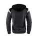 Men's color block contrast fashion sweatshirt casual sports top Nexellus