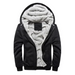 Men’s combo color faux fur lined zip up hoodie Nexellus