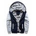 Men’s combo color faux fur lined zip up hoodie Nexellus