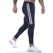 Men's contrasting stripe zippered training sweatpants Nexellus