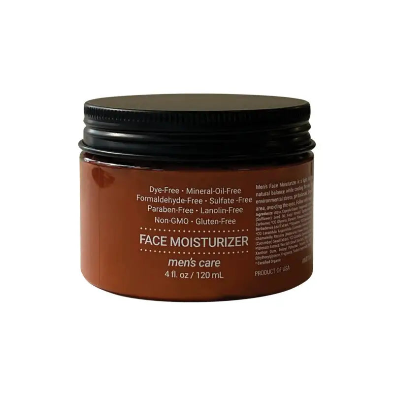 Men’s face moisturizer | cruelty free organic vegan