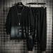 Men's Fashion Alphabet Round Neck Sweater Casual Suit Nexellus