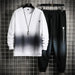 Men's Fashion Alphabet Round Neck Sweater Casual Suit Nexellus