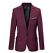 Men's Fashion Blazer Slim Fit Casual Solid Color Masculine Style in Sizes M-6XL Nexellus