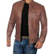 Men's fashion classic leather jacket Nexellus