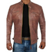 Men's fashion classic leather jacket Nexellus