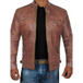 Men's fashion classic leather jacket Nexellus