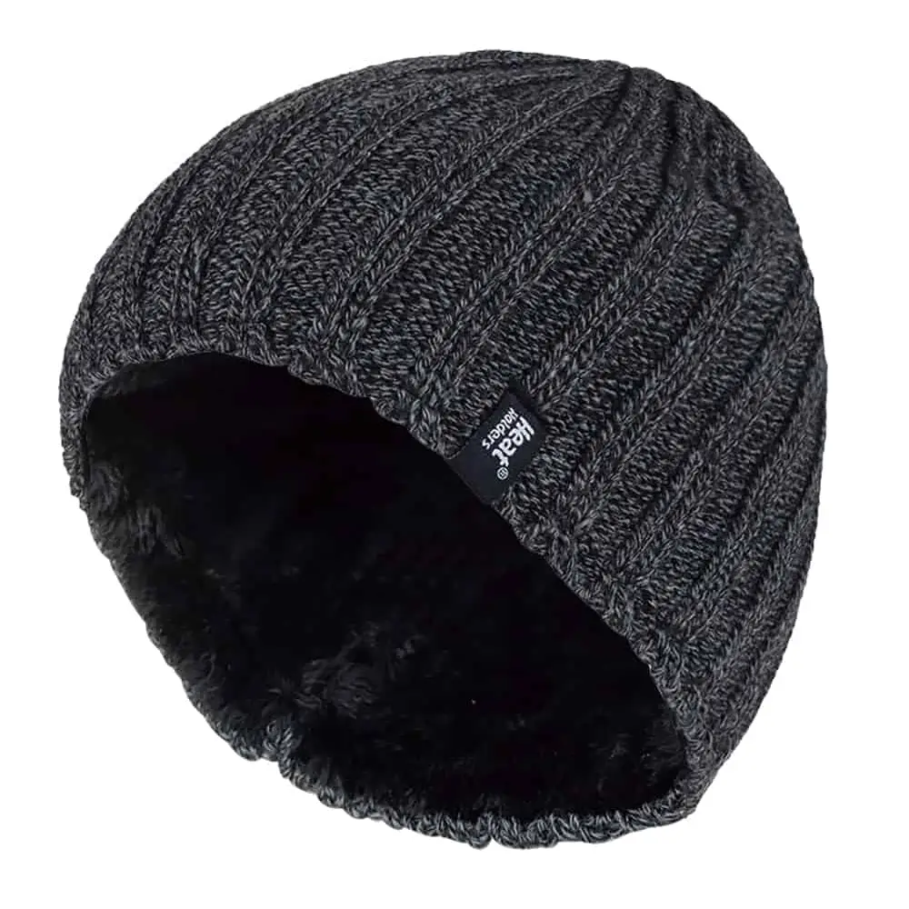 Mens Fleece Lined Thermal Winter Warm Beanie Hat - Nexellus