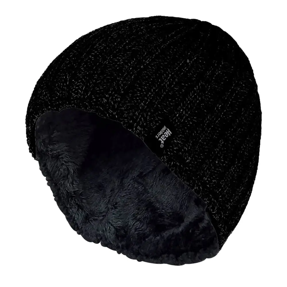 Mens Fleece Lined Thermal Winter Warm Beanie Hat - Nexellus