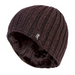 Mens fleece lined thermal winter warm beanie hat