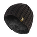 Mens Fleece Lined Thermal Winter Warm Beanie Hat - Nexellus