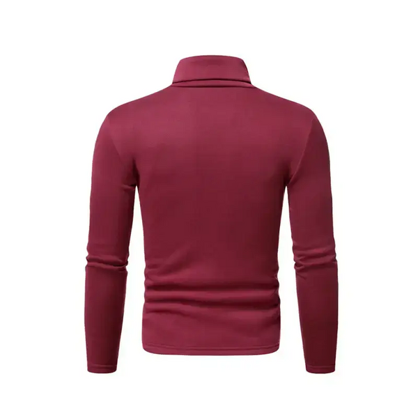 Men's fleece pullover turtleneck knitted top Nexellus