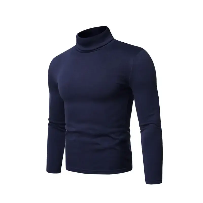 Men's fleece pullover turtleneck knitted top Nexellus