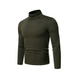 Men's fleece pullover turtleneck knitted top Nexellus