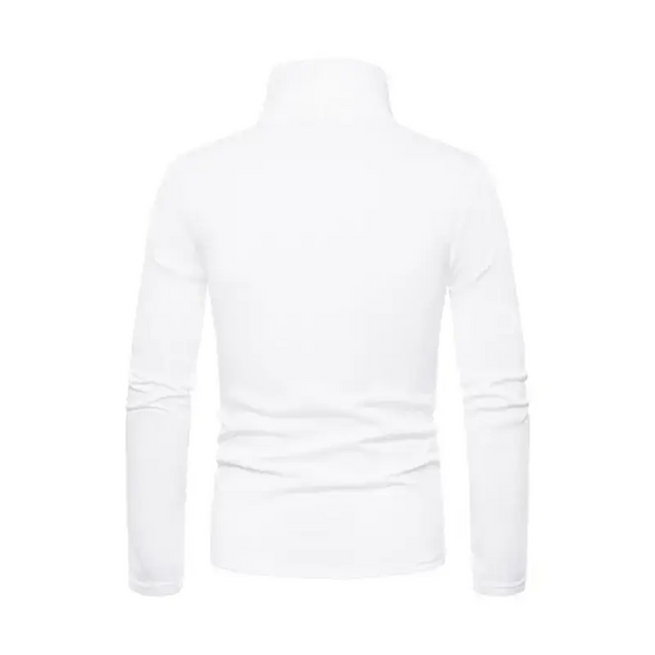 Men's fleece pullover turtleneck knitted top Nexellus