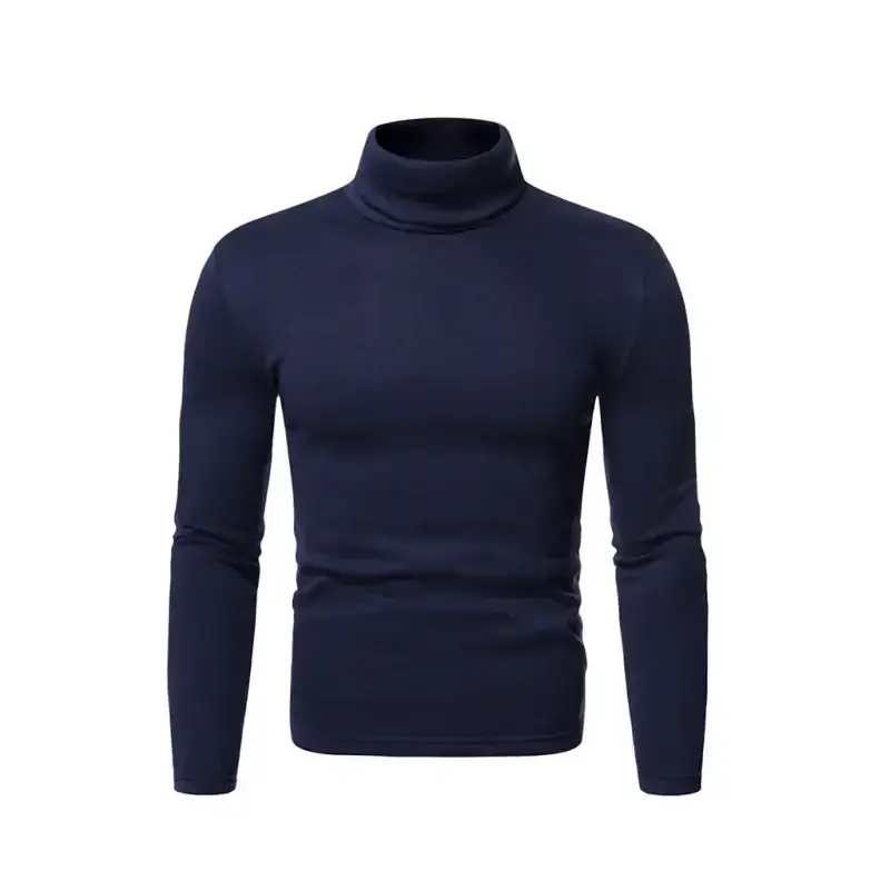 Men's fleece pullover turtleneck knitted top Nexellus