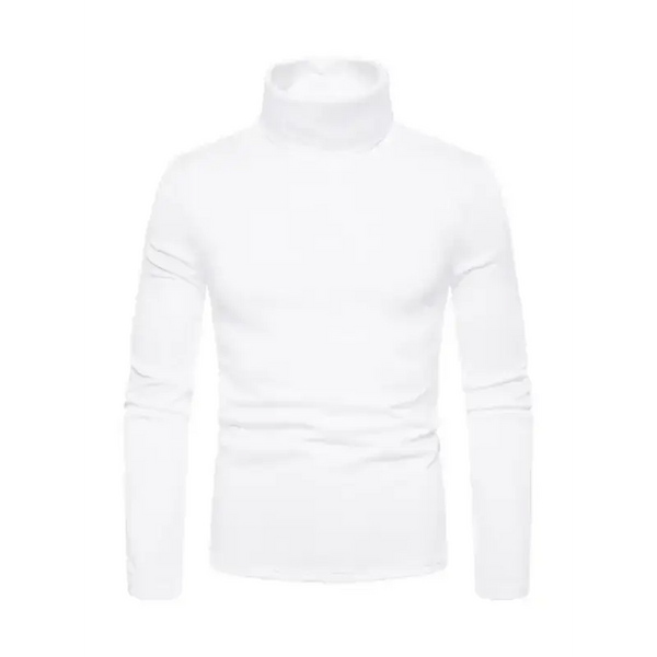 Men's fleece pullover turtleneck knitted top Nexellus