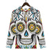 Mens flowery skull hoodie Nexellus