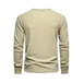 Men's four button waffle henley neck long sleeve t-shirt Nexellus