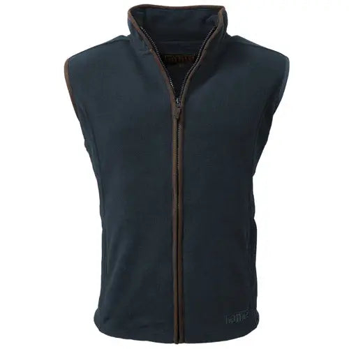 Mens game stanton fleece gilet - GUNMETAL GREY / XXL