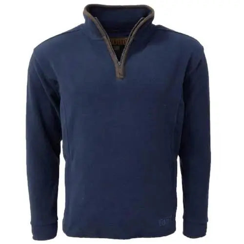 Mens game stanton fleece pullover - NAVY / L