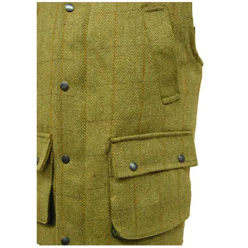 Men’s game tweed gilet