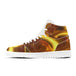 Mens golden streak high top leather sneakers Nexellus