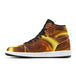 Mens golden streak high top leather sneakers Nexellus