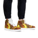 Mens golden streak high top leather sneakers Nexellus