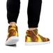 Mens golden streak high top leather sneakers Nexellus