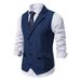 Men's herringbone tweed suit vest retro lapel vest Nexellus