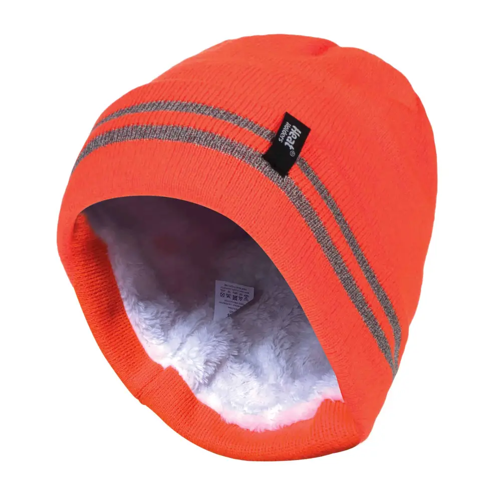 Mens Hi-Visibility Reflective Thermal Beanie Hat - Nexellus