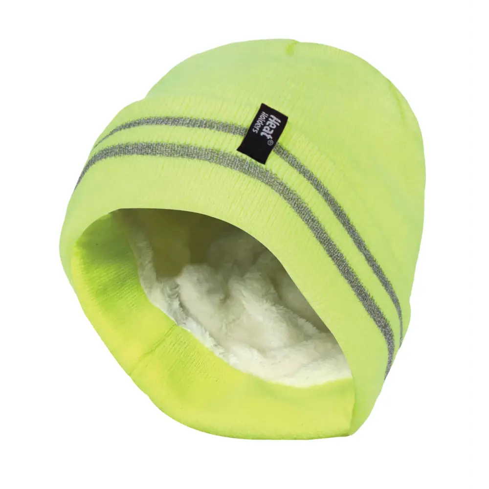 Mens Hi-Visibility Reflective Thermal Beanie Hat - Nexellus