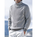 Men's high collar casual long sleeve knitted top Nexellus