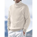 Men's high collar casual long sleeve knitted top Nexellus