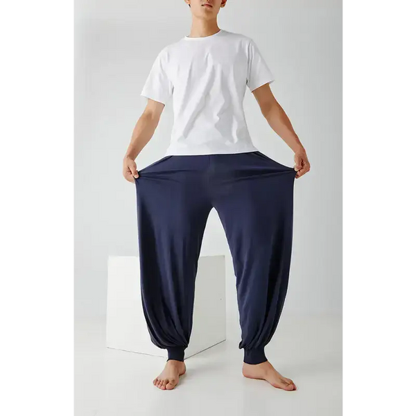 Men's home pant model thin style loose and comfortable wide leg pant Nexellus