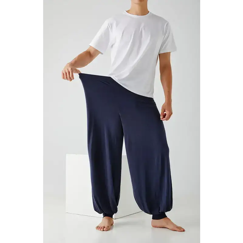 Men's home pant model thin style loose and comfortable wide leg pant Nexellus