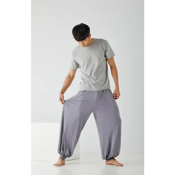 Men's home pant model thin style loose and comfortable wide leg pant Nexellus