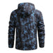 Men's Hooded Trench Coat Full Print Sports Casual Thin Jacket for Spring and Fall Nexellus