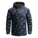 Men's Hooded Trench Coat Full Print Sports Casual Thin Jacket for Spring and Fall Nexellus