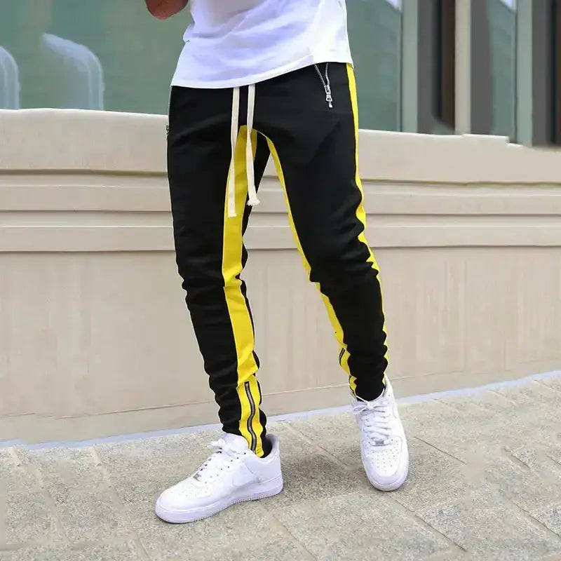 Mens joggers casual pants fitness men sportswear tracksuit bottoms Nexellus