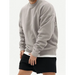 Men's knitted stitching solid colour casual crew neck sweatshirt Nexellus