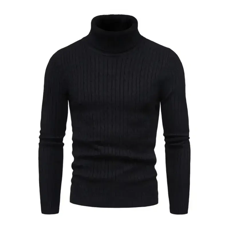 Men's knitted sweater cross-border turtleneck slim fit bottoming Nexellus