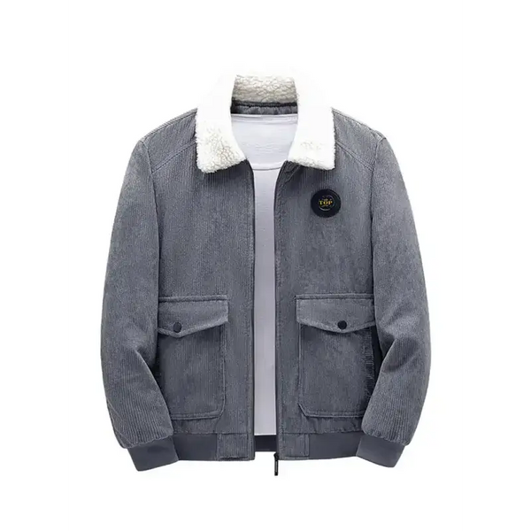 Men's lambswool lapel warm corduroy jacket Nexellus