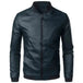 Men's leather jacket spring autumn casual lightweight zip jacket Nexellus