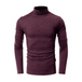 Men's long-sleeved solid colour turtleneck bottoming t-shirt top Nexellus