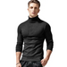 Men's long-sleeved solid colour turtleneck bottoming t-shirt top Nexellus