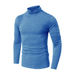 Men's long-sleeved solid colour turtleneck bottoming t-shirt top Nexellus