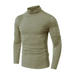 Men's long-sleeved solid colour turtleneck bottoming t-shirt top Nexellus